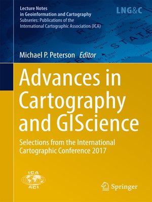cover image of Advances in Cartography and GIScience